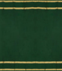 Dark Green Woven Pure Silk Saree With Diamond Buttas-EC2550