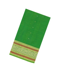 Light Green Handloom Silk Cotton Saree With Buttas-SC4811