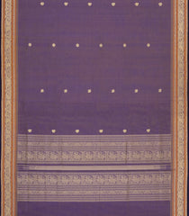 Lilac Handloom Silk Cotton Saree With Buttas-SC4436