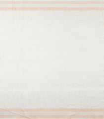 White Woven Art Tussar Silk Saree With Zari Checks & Buttas-SY0571