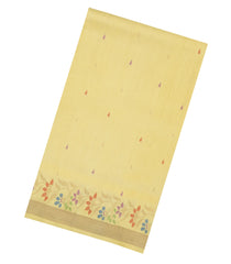 Sandal Handloom Uppada Silk Saree With Meena Buttas-UP0415