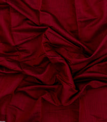 Maroon Printed Chanderi Cotton Saree With Zari Border-BL5488