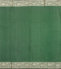 Green Woven Dupion Silk Saree With Floral Buttas-DS0569