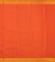 Purple Handloom Korvai Kanchipuram Silk Saree With Buttas & Orange Border-KA14057
