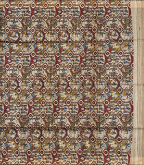 Red Handloom Dupion Silk Saree With Printed Pallu-DS0497