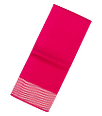 Magenta Handloom Banarasi Silk Saree With Striped Border-BE1700