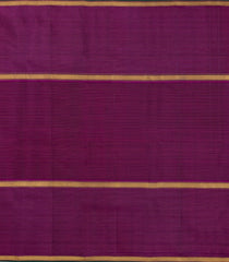 Blue Handloom Muppagam Kanchipuram Silk Saree With Checks-KA14506