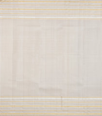 Brown Handloom Korvai Kanchipuram Silk Saree With Zari Buttas-KA15448