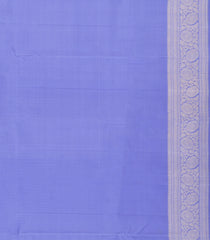 Lavender Handloom Kanchipuram Silk Saree With Zari Stripes-KA16600