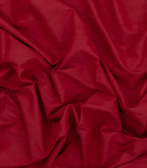 Crimson Woven Bengal Cotton Saree With Contrast Border-BG1899
