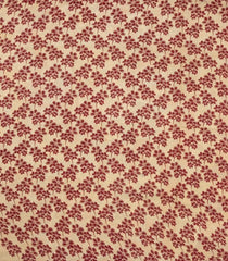 Crimson Woven Cotton Saree With Printed Kalamkari Motifs-KAL1134
