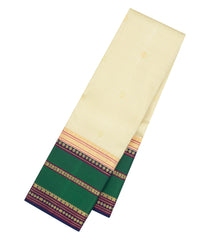 Multi Colour Handloom Korvai Kanchipuram Silk Saree With Checks-KA16222