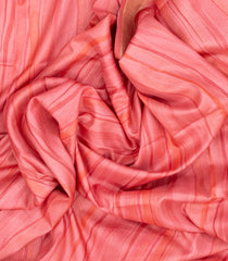 Peach Woven Art Dola Saree With Printed Floral Motifs-BL3966