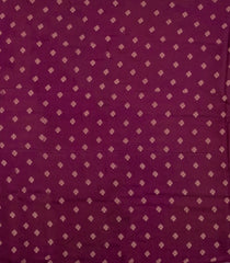 Baby Pink Woven Blended Viscose With Zari Checks-BL5567