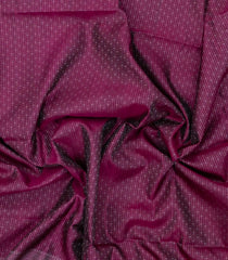Magenta Handloom Soft Silk Saree With Floral Zari Stripes-SO4577