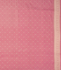 Dusty Pink Woven Art Tissue Dupion Saree With Floral Zari Buttas-BL5886