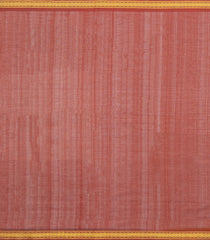 Rust Woven Kadappa Cotton Saree With Buttas-KN0755