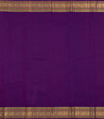 White Handloom Korvai Kanchipuram Silk Saree With Zari Buttas-KA16415