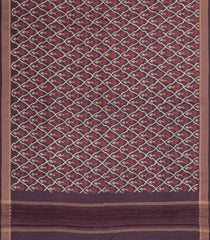 Lilac Woven Tussar Silk Saree With Printed Floral Motifs-TU3178