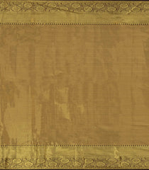 Gold Woven Tissue Silk Saree With Floral Zari Motifs-KA15547