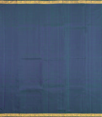 Steel Blue Handloom Kanchipuram Silk Saree With Zari Buttas-KA15253