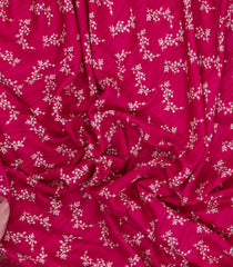 Hot Pink Printed Art Dola Silk Saree With Zari Border-BL5769