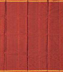 Magenta Handloom Kanchipuram Silk Saree With Zari Checks-KA13170