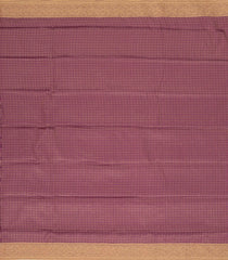 Lilac Handloom Soft Silk Saree With Floral Vine Motifs-SO4265
