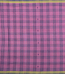 Purple Woven Kadappa Cotton Saree With Checks-KN0740