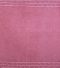 Peach Woven Tussar Silk Saree With Chevron Stripes-TU3334