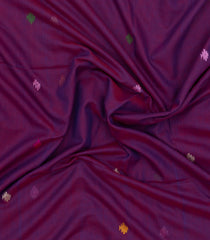 Purple Handloom Bengal Cotton Saree With Buttas-BG1991