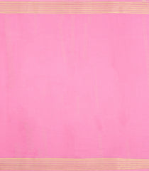 Pink Woven Mysore Silk Saree With Contrast Border-MS3738