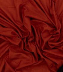 Red Woven Bengal Cotton Saree With Contrast Border-BG1736