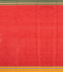 Red Woven Poly Cotton Saree With Kasuti Hand Embroidery -PY1283