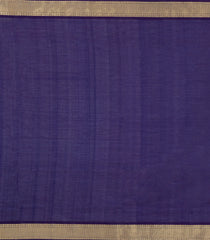 Violet Handloom Soft Silk Cotton Saree With Checks & Buttas-SC4303