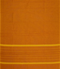 Oil Mustard Woven Chettinad Cotton Saree With Zari Stripes-CN1935