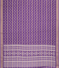 Lavender Printed Synthetics Dola Saree Zari Stripes-BL5293