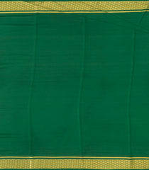 Crimson Woven Mysore Crepe 9 Yards Silk Saree With Contrast Border-MS3199