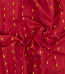 Crimson Handloom Gadwal SICO Saree With Cotton Body & Silk Border-GA0409
