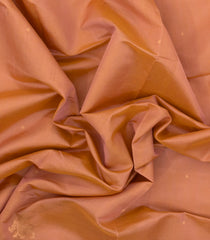Peach Handloom Silk Cotton Saree With Buttas & Contrast Border-SC4023