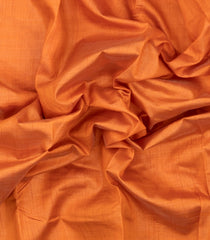 Orange Woven Art Tussar Silk Saree With Temple Border-SY0558