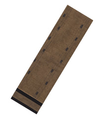 Dark Beige Woven Rasipuram Cotton Saree With Floral Buttas-RA2566