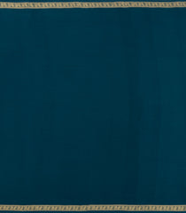 Teal Woven Mysore Silk Saree With Pure Zari Border -MS3276