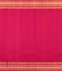Lemon Yellow Handloom Korvai Kanchipuram Silk Saree With Kanchipuram Butta Silk Sarees & Stripes-KA16594