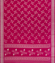 Pink Printed Synthetic Dola Silk Saree With Floral Motifs-BL5724