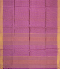 Pink Woven Tussar Silk Saree With Chevron Motifs-TU3559
