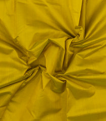 Lime Green Handloom 9 Yards Silk Cotton Saree With Contrast Border-SC4453