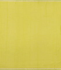 Neon Green Handloom Bengal Cotton Saree With Floral Motifs-BG1841