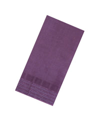 Lilac Printed Tussar Silk Saree With Stripes-TU3379