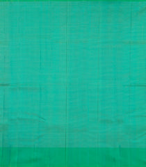 Aquamarine Handloom Soft Silk Saree With Zari Checks-SO4663